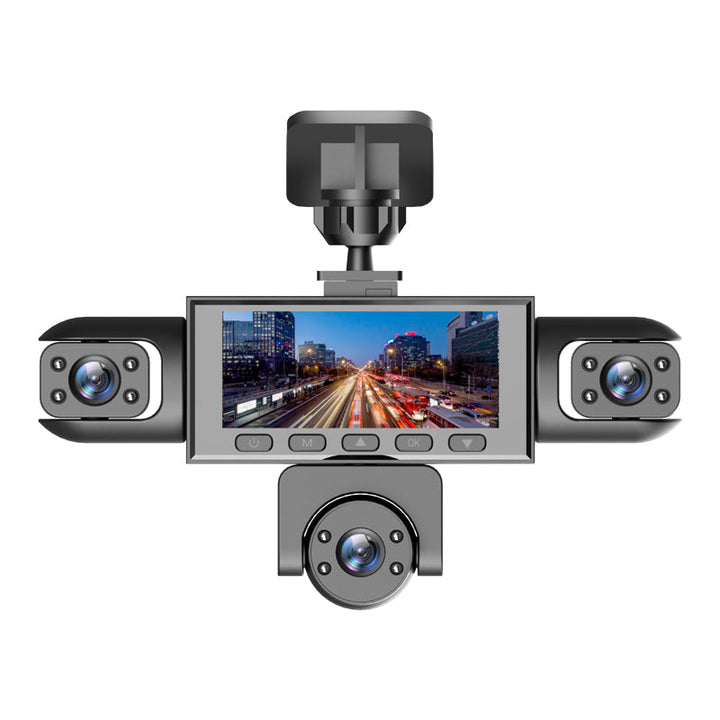 Five Camera Driving Recorder, 1080P High-definition Night Vision, Mobile App For Viewing Videos