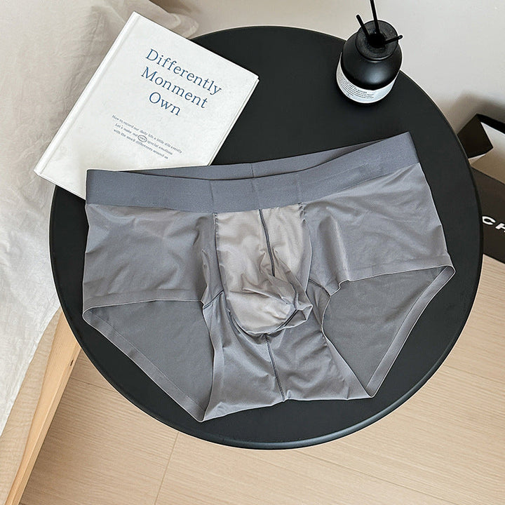 Ice Silk Lightweight Breathable Bottom Crotch Men's Triangle Underwear