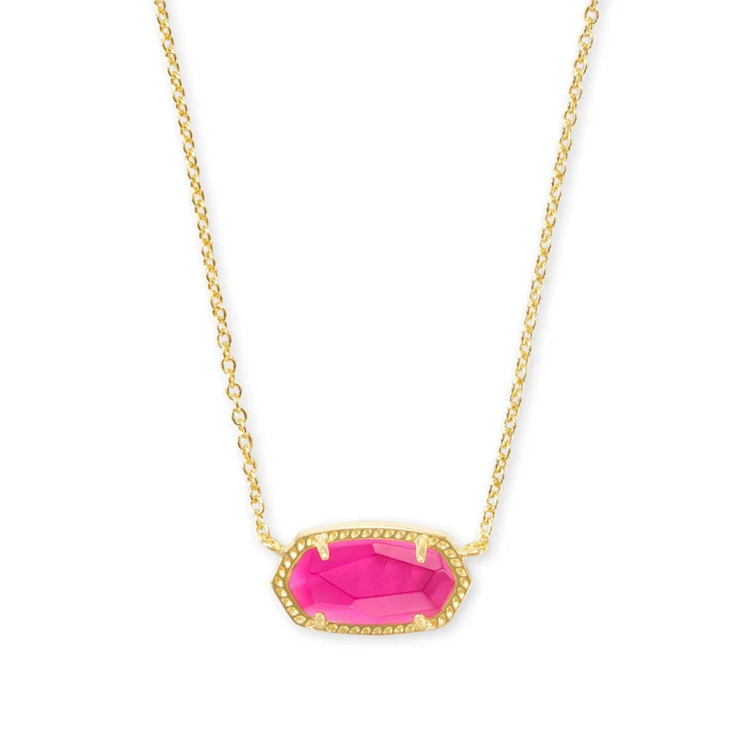 Kendra Scott Elisa Pendant Necklace - 14k Gold Plated Delicate Fashion Jewelry for Women