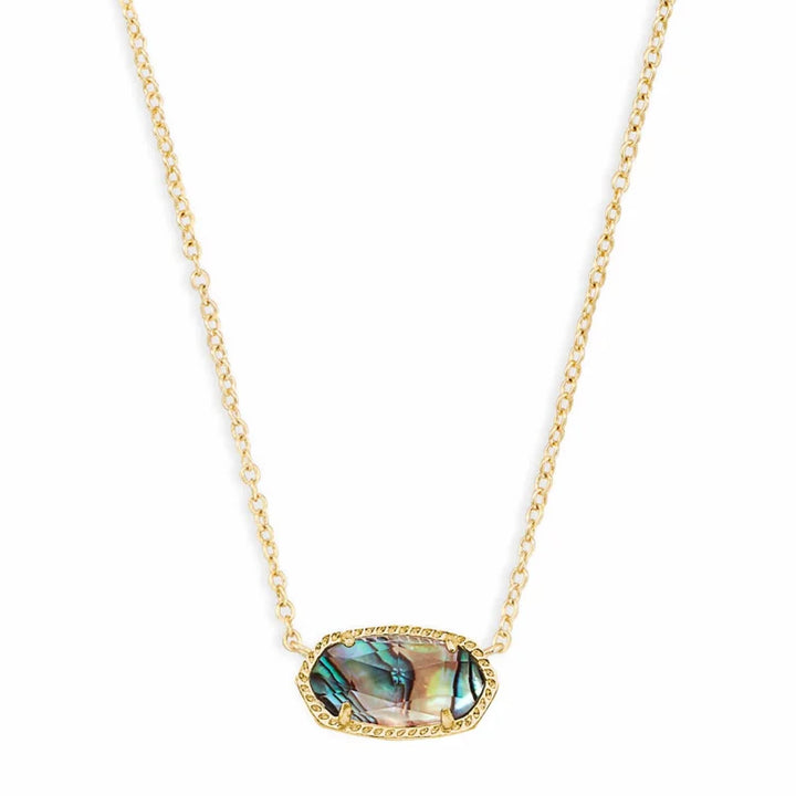 Kendra Scott Elisa Pendant Necklace - 14k Gold Plated Delicate Fashion Jewelry for Women