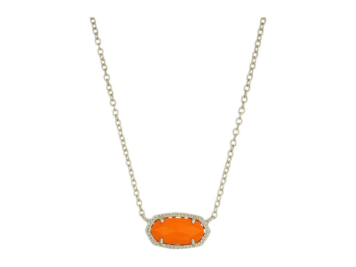Kendra Scott Elisa Pendant Necklace - 14k Gold Plated Delicate Fashion Jewelry for Women