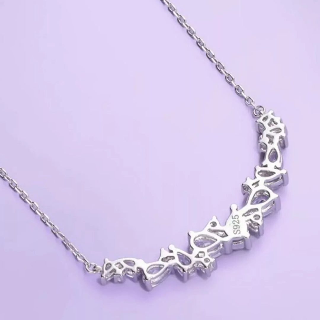 925 Sterling Silver Zircon Necklace