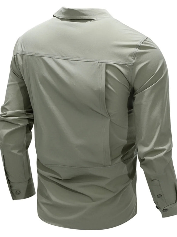 Men's Plus Size Lightweight Button Up Shirt