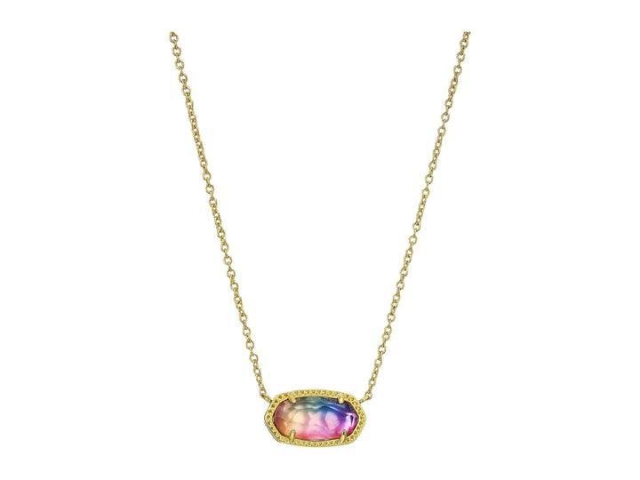 Kendra Scott Elisa Pendant Necklace - 14k Gold Plated Delicate Fashion Jewelry for Women