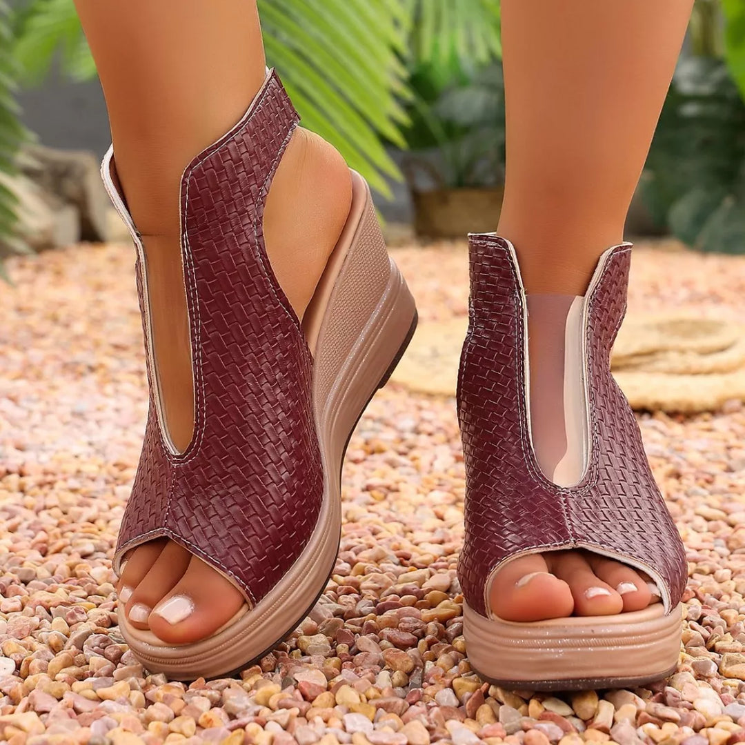 Open Toe Wedge Sandals