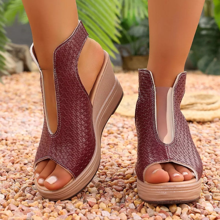 Open Toe Wedge Sandals