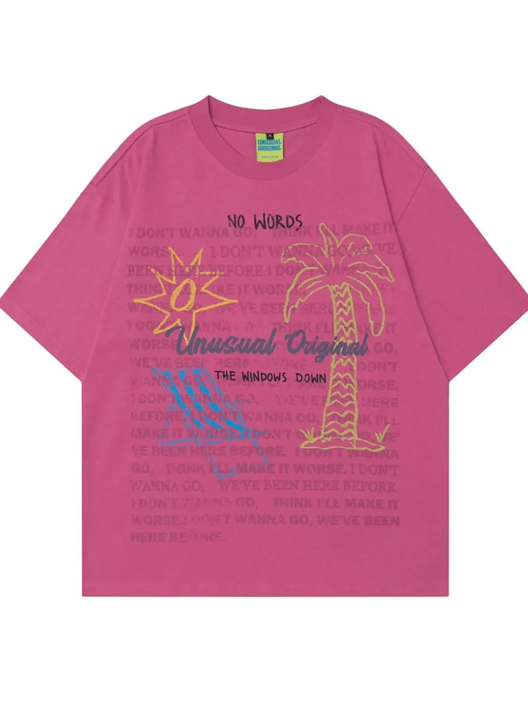 Men's Oversized Graphic Round Neck T-Shirt