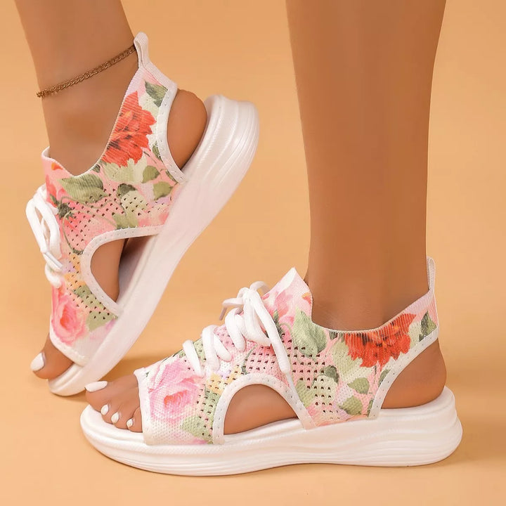 Tie-Dye Breathable Mesh Sandals
