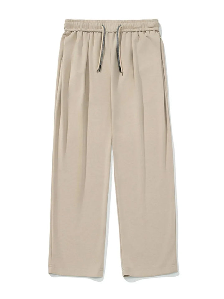 Men's Plus Size Drawstring Wide Leg Pants