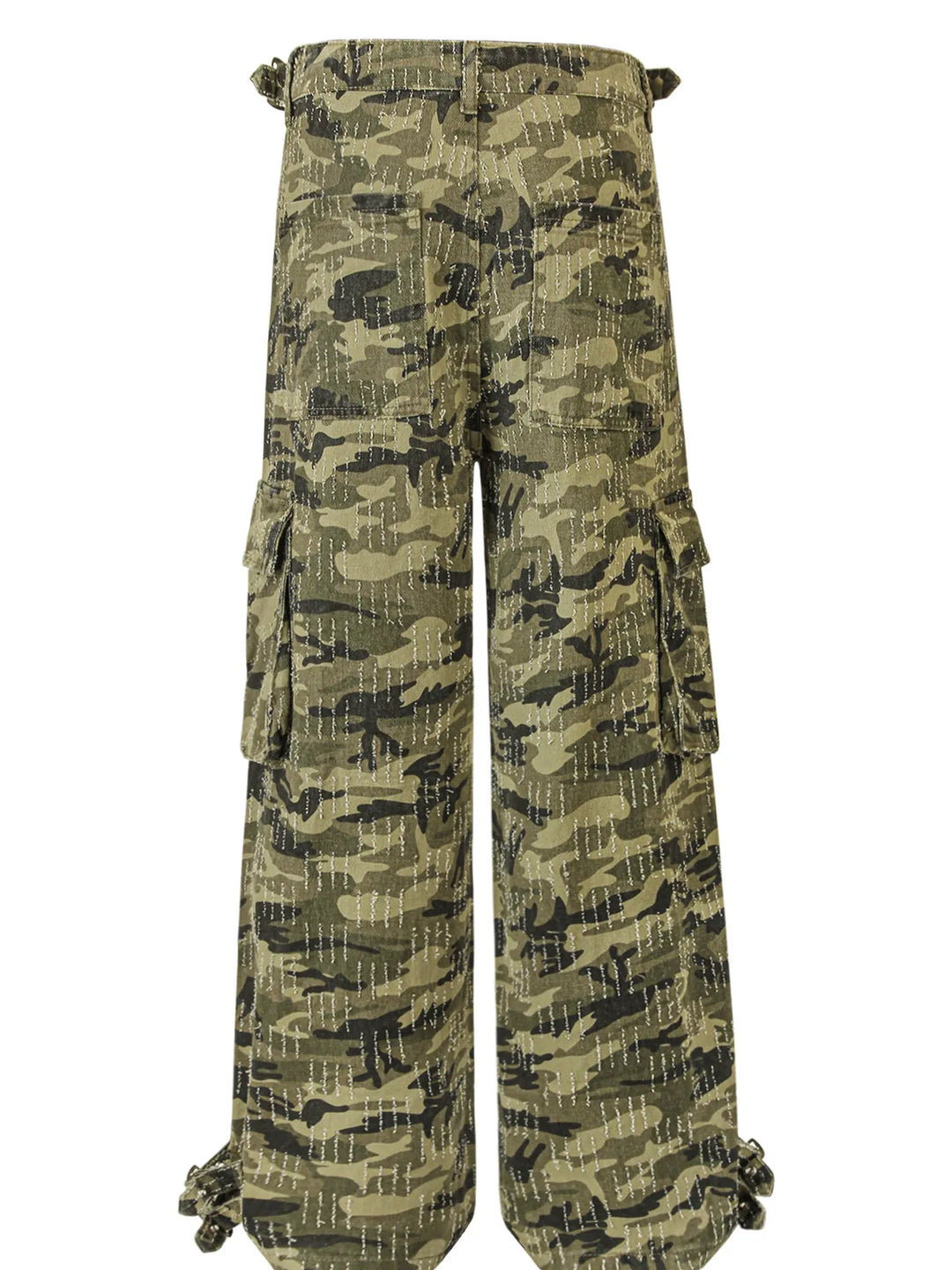 Men's Camouflage Cargo Pants with Multiple Pockets