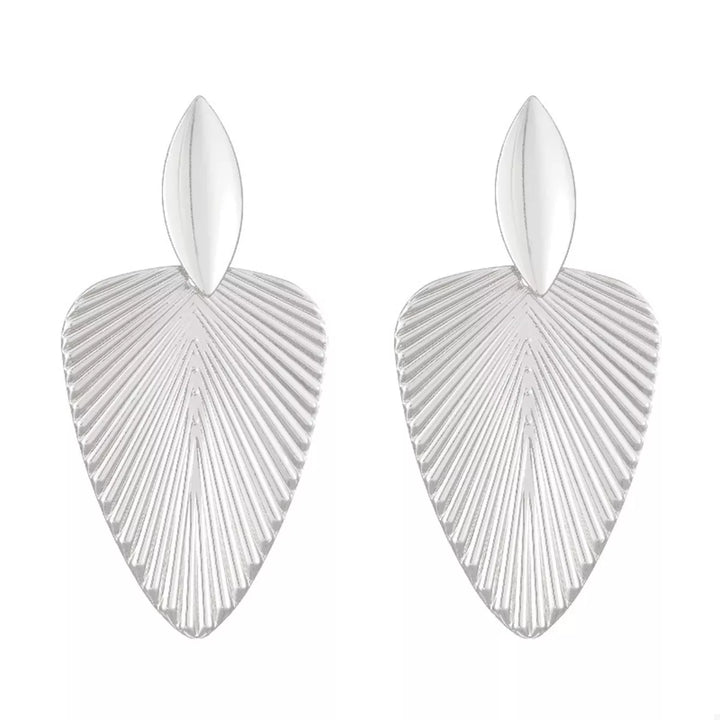 Alloy Textured Earrings