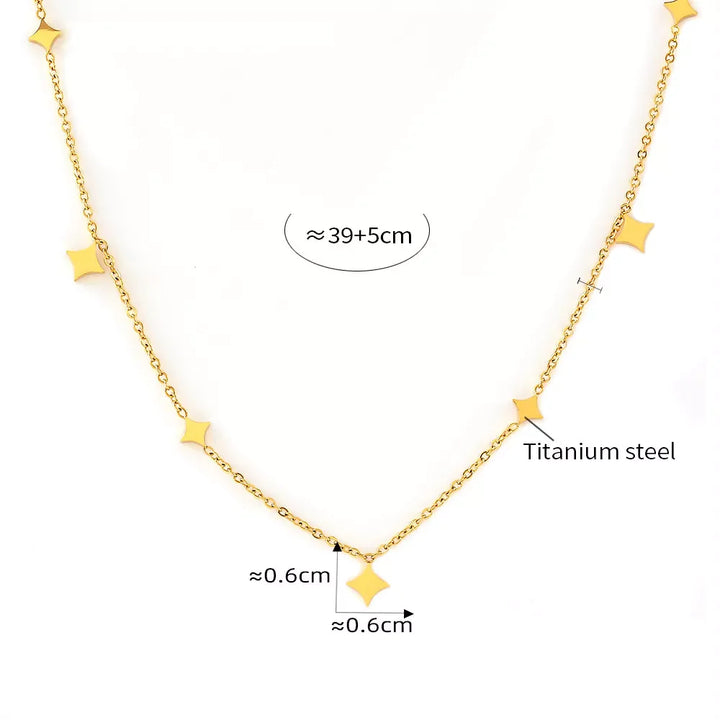 18K Gold-Plated Minimalist Necklace