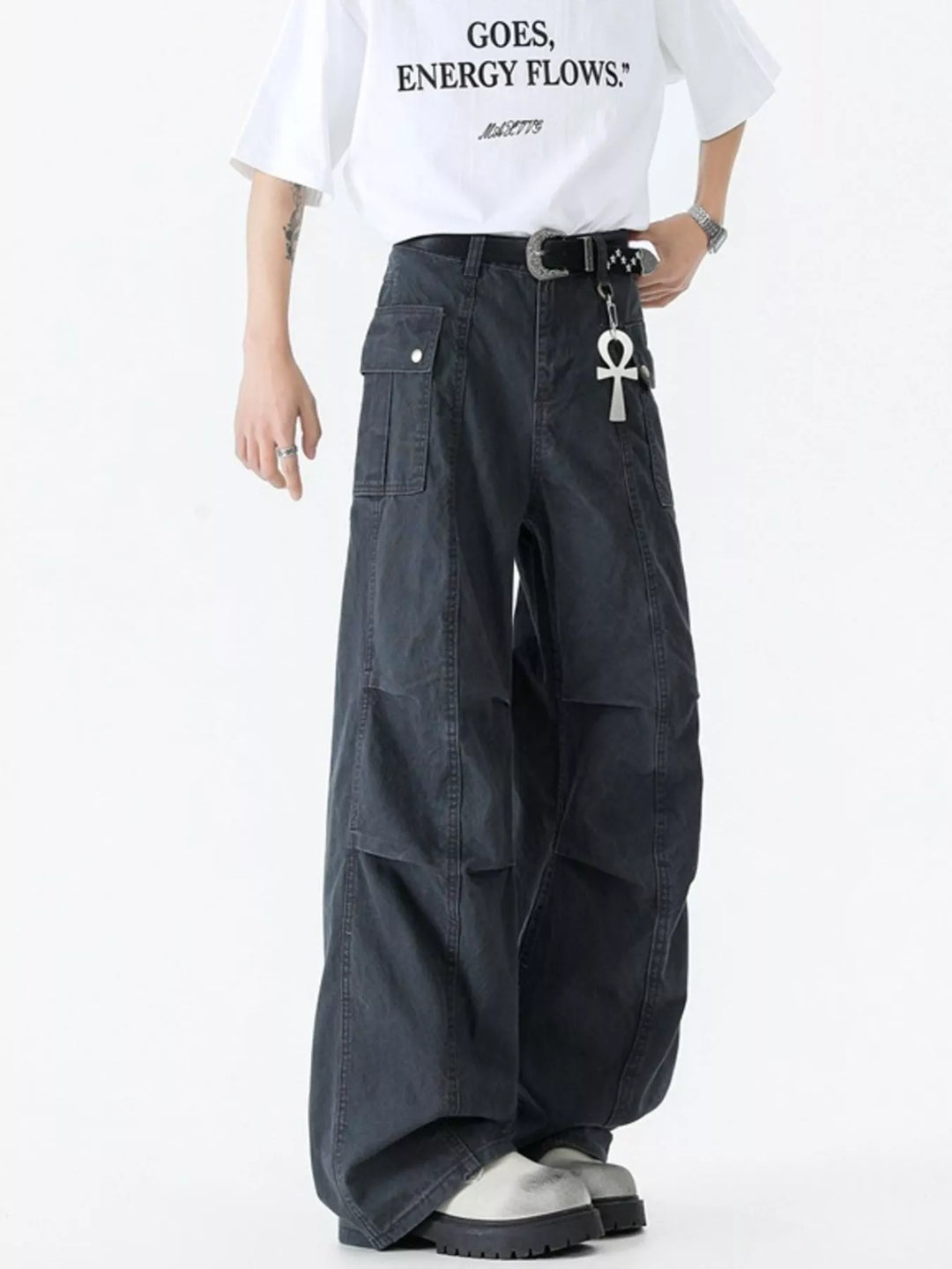 Men's Wide Leg Jeans