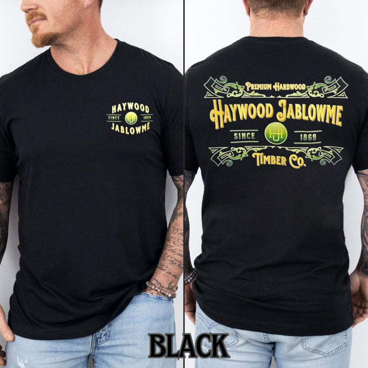 Funny "Haywood Jablowme Timber Co" T-Shirt - Premium Hardwood Tee, Humorous Lumber Lover Apparel