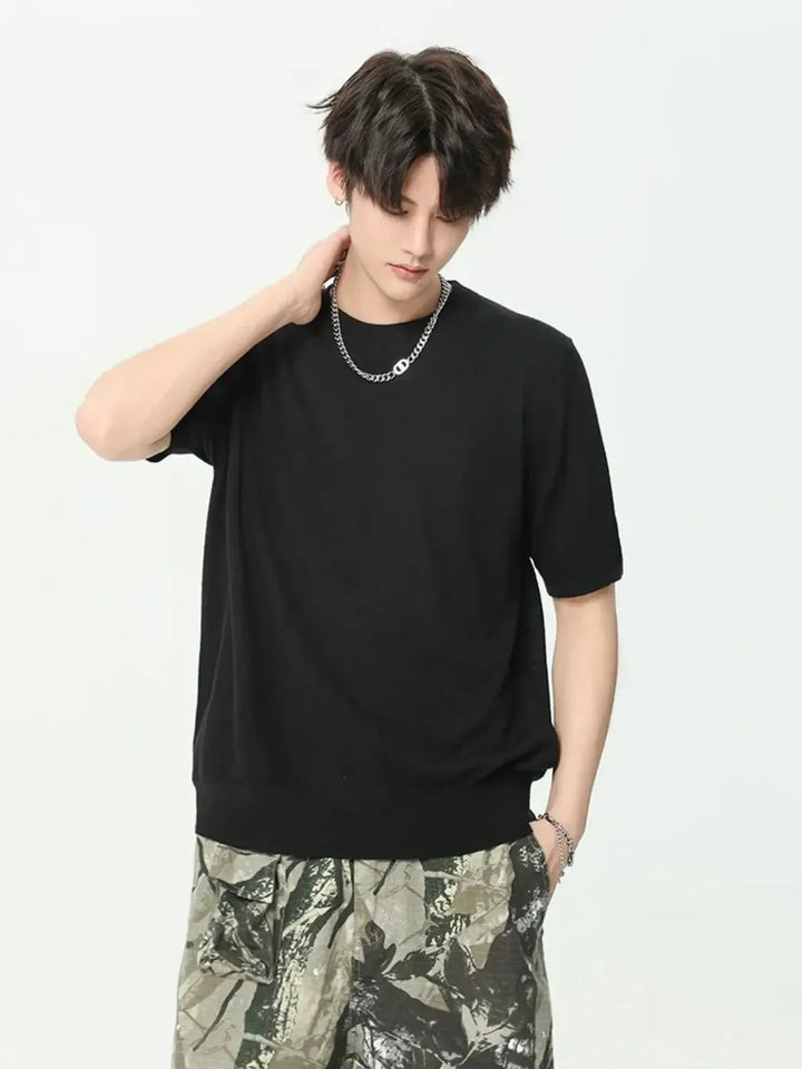 Men's Round Neck Short Sleeve T-Shirt