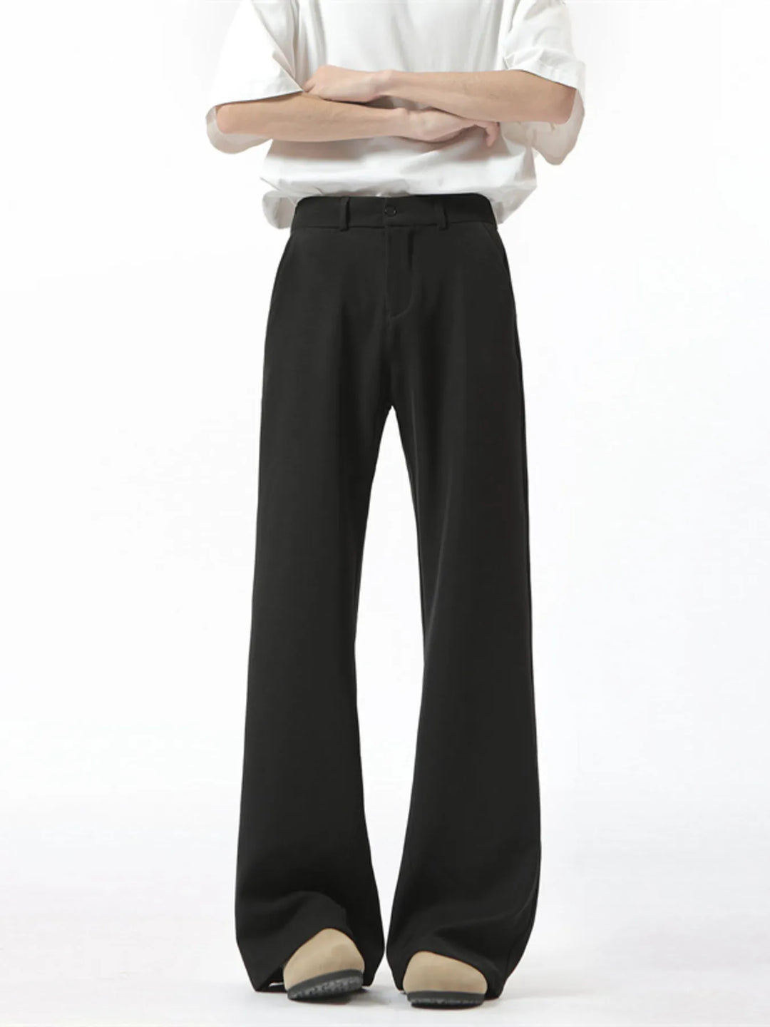 Men's Full Size Wide Leg Pants Plus Size
