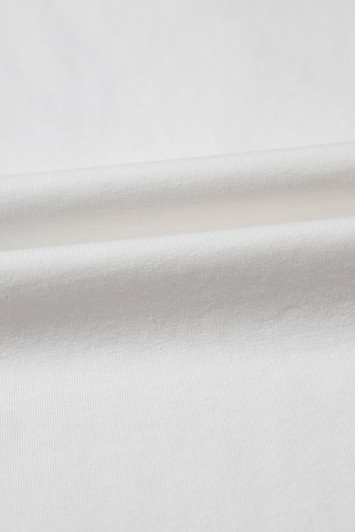 White Sweet Bow Stitching Trim Sleeveless Top