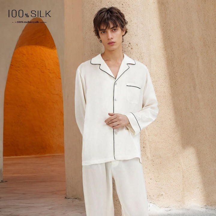 Mumi Heavyweight Silk Pajamas For Men