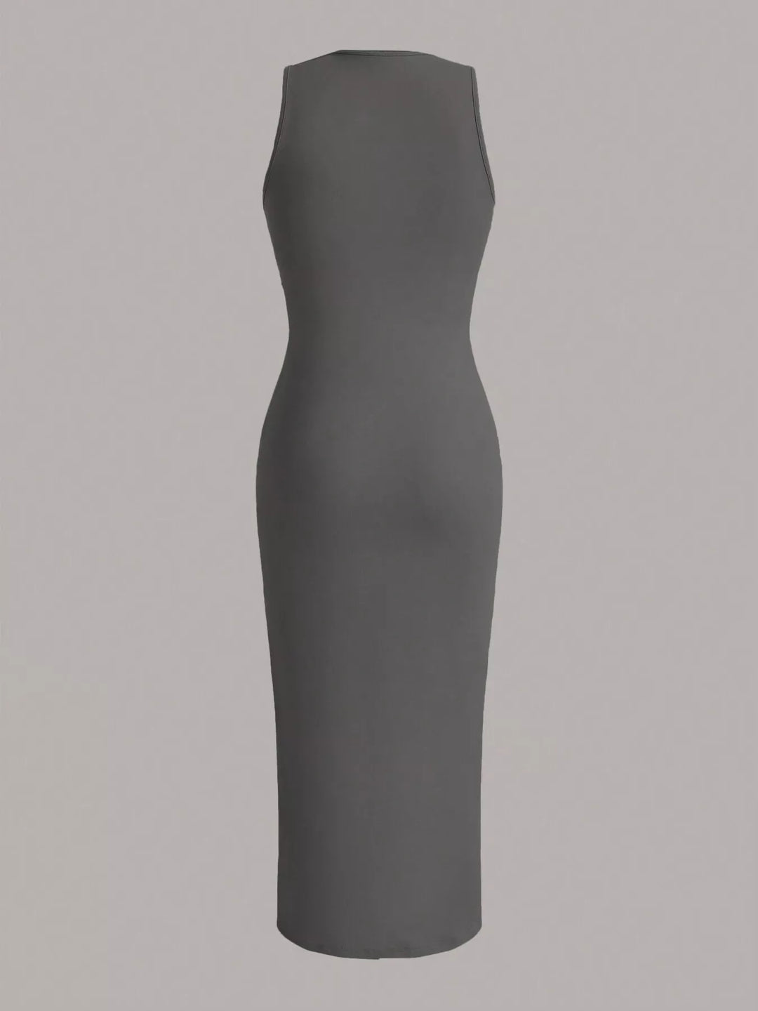 Sleeveless Round Neck Midi Dress