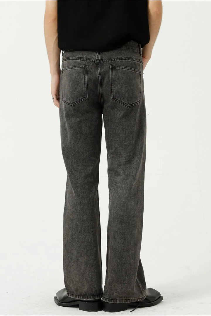 Mid Rise Jeans with Pockets
