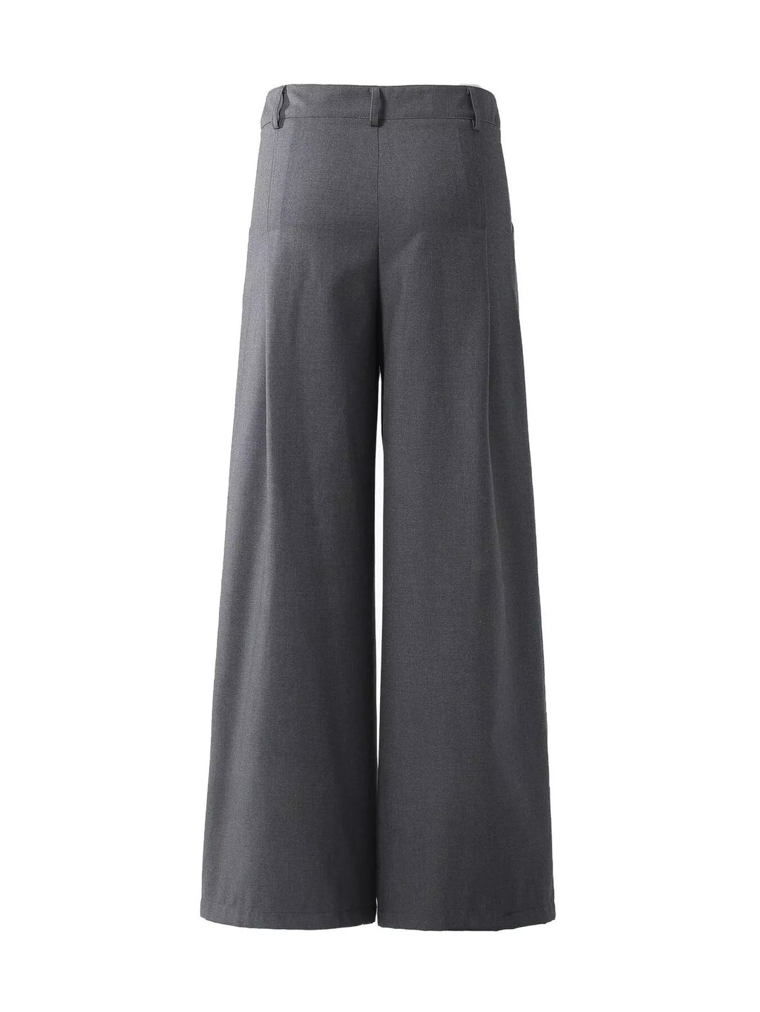 Men's Pleated Detail Wide Leg Pants