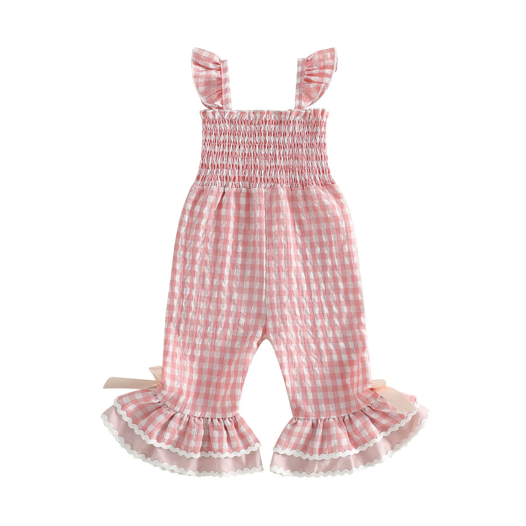 Sleeveless Strap Jumpsuit With Flared Pants