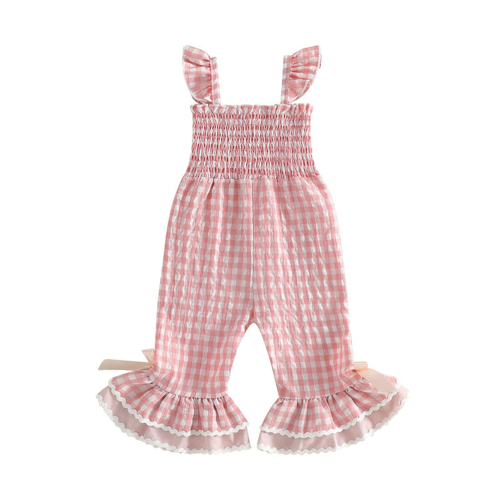 Sleeveless Strap Jumpsuit With Flared Pants
