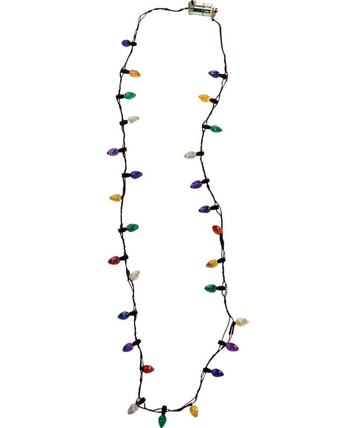 Christmas Light Bulb Necklace Light Up