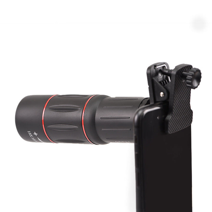 Compatible 18X Telescope Zoom Mobile  Lens ForSamsung Smartphones Universal Clip Telefon Camera Lens With Tripod