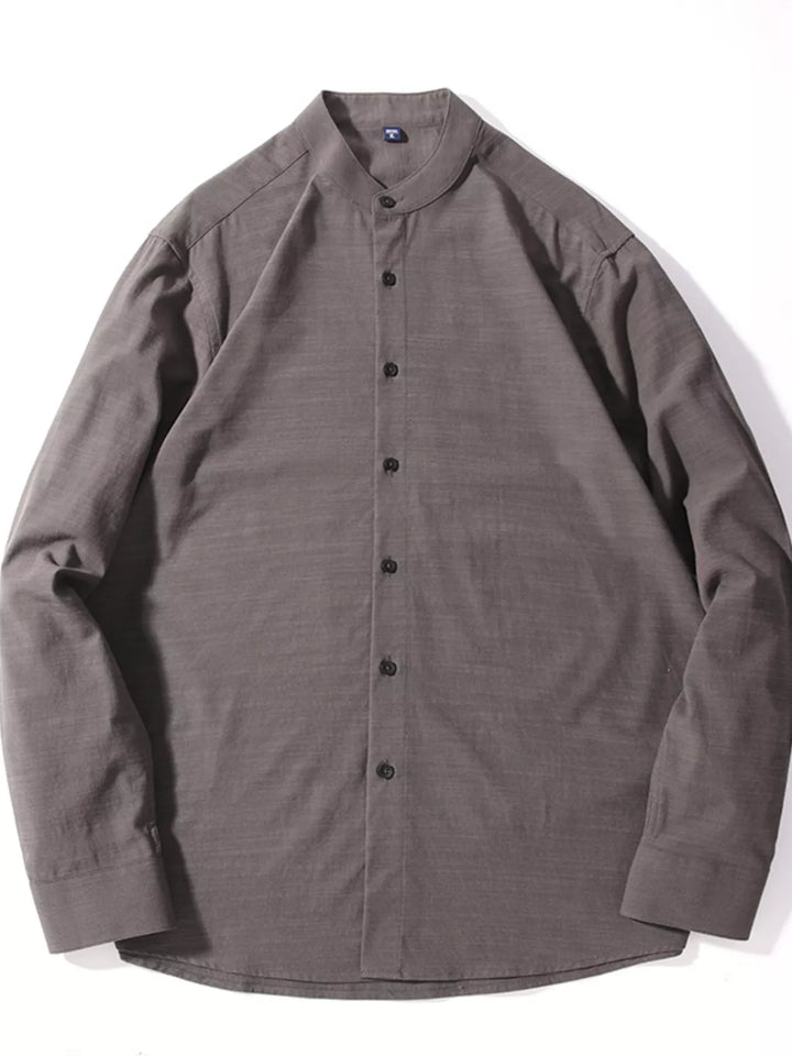 Men's Full Size Button Up Long Sleeve Shirt Plus Size