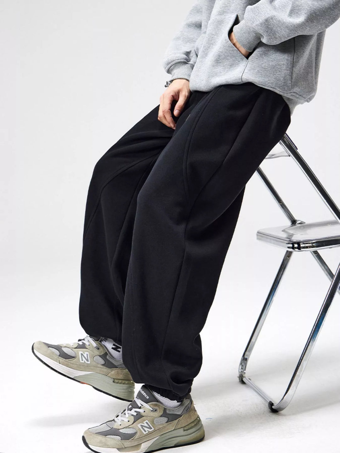 Men's Plus Size Loose Fit Drawstring Sweatpants
