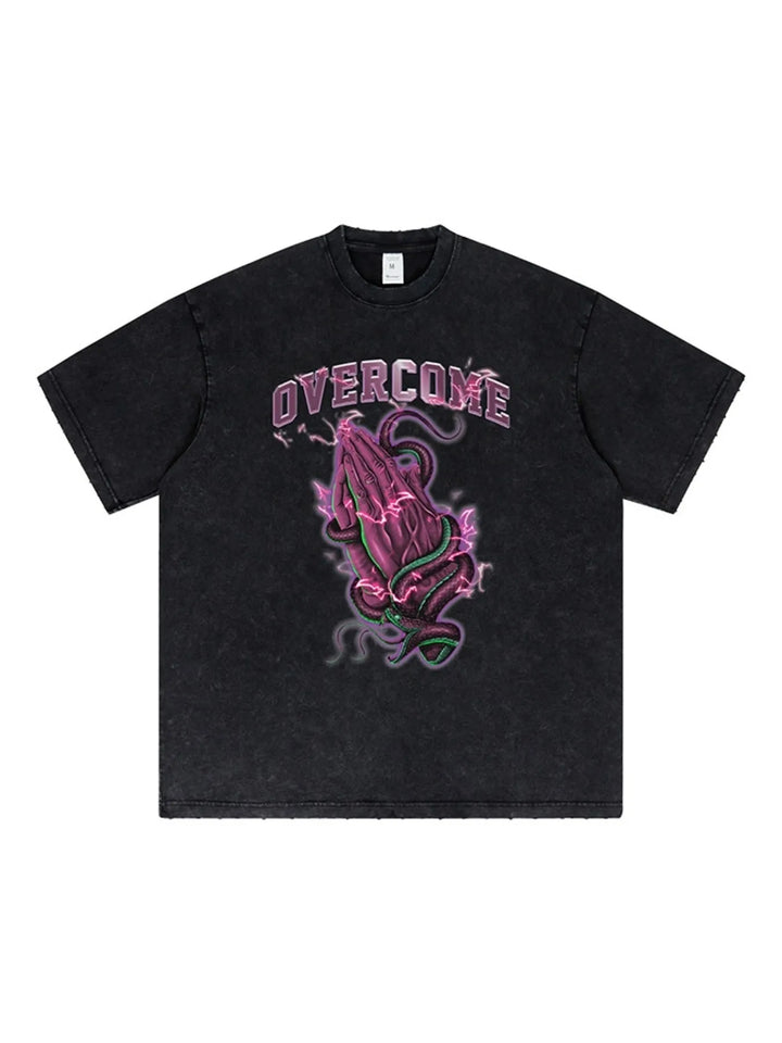 Men's Graphic Round Neck Short Sleeve T-Shirt