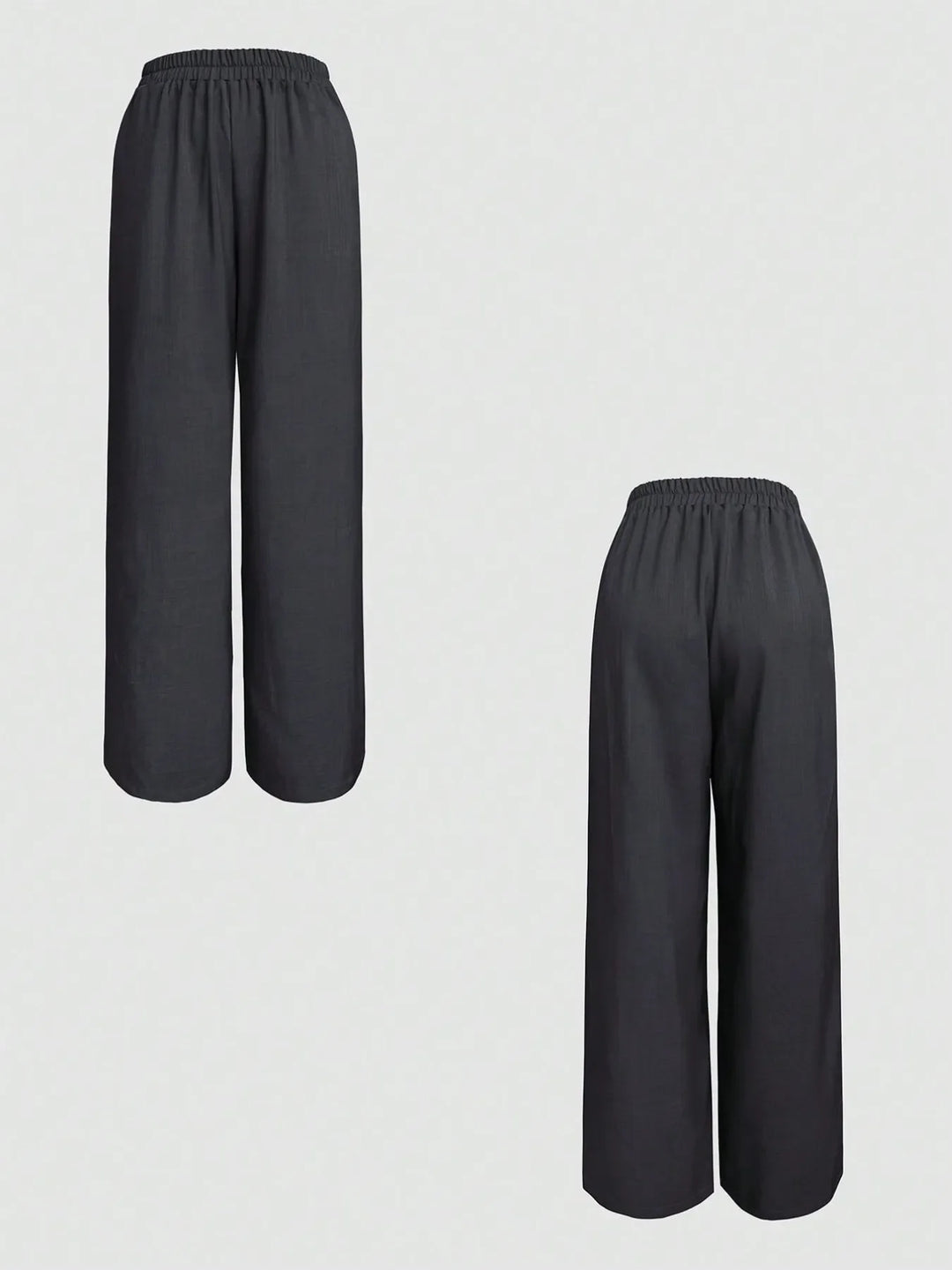 Button Up Sleeveless Top and Pants Set