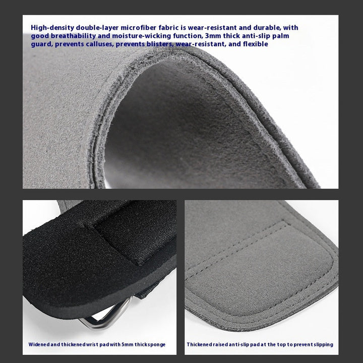 Hard Pull Booster Stripe Palm Gloves Fitness Assistance