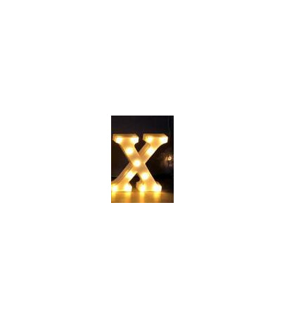 Luminous LED Letter Number Night Light English Alphabet Number Battery Lamp Romantic Wedding Christmas Party Decoration