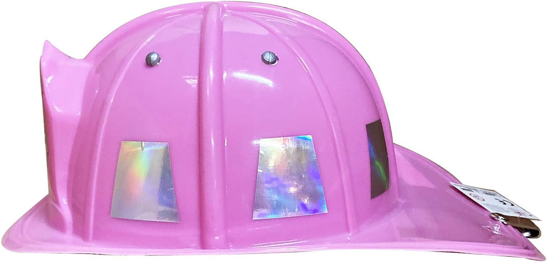 Pink Firefighter Helmet with Adjustable Headband  Child
