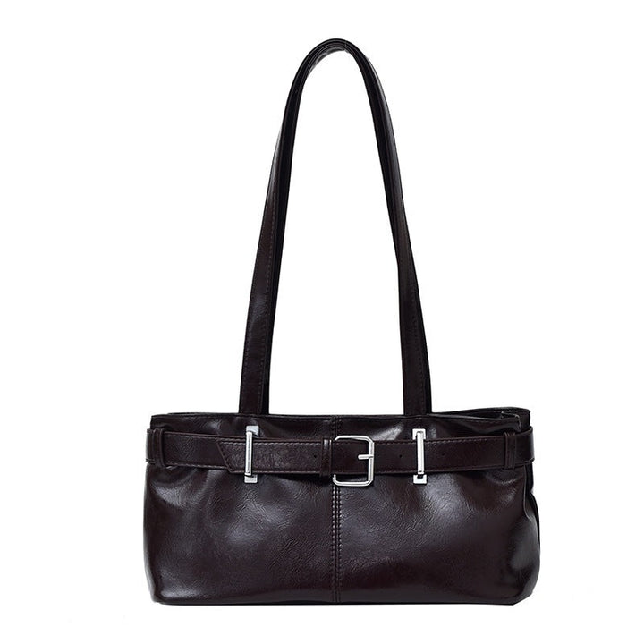 Vintage Shoulder Large-capacity Belt-buckle Underarm Bag