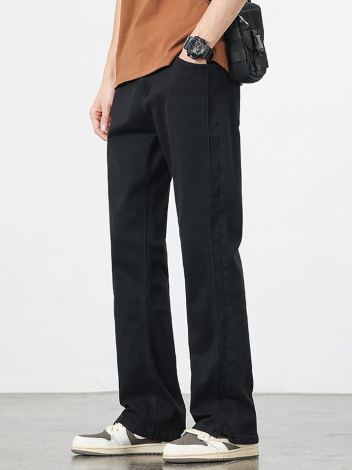 Men's Full Size Straight Leg Jeans Plus Size