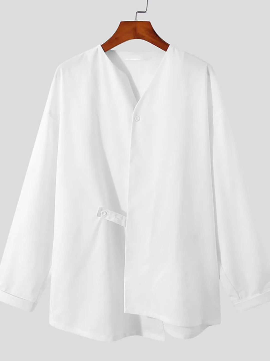 Men's Full Size Long Sleeve Casual Shirt Plus Size
