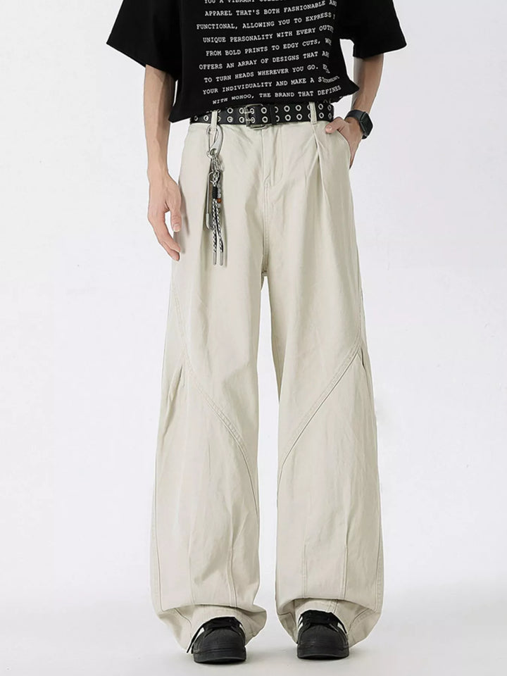 Men's Full Size Wide Leg Jeans Plus Size