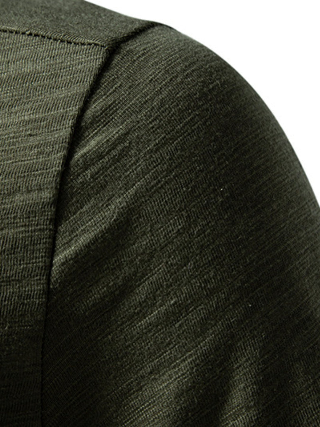 Men's Casual Button Detail T-Shirt