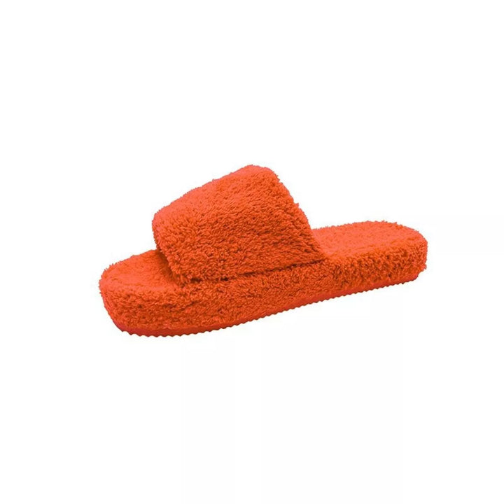 Open Toe Platform Slippers