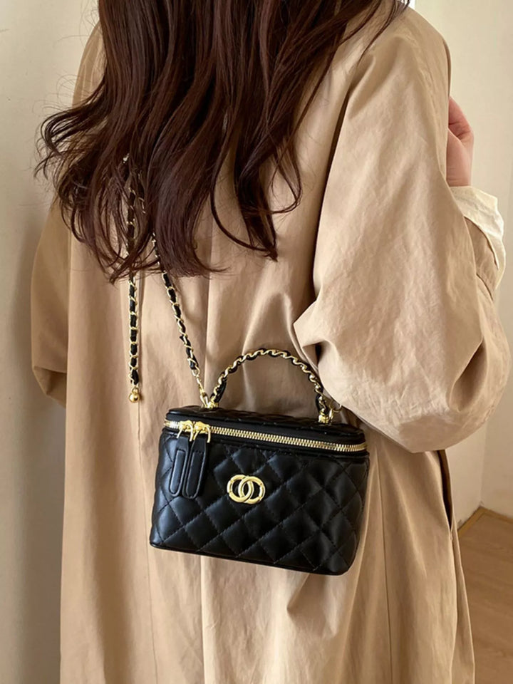 Quilted Leather Crossbody Bag