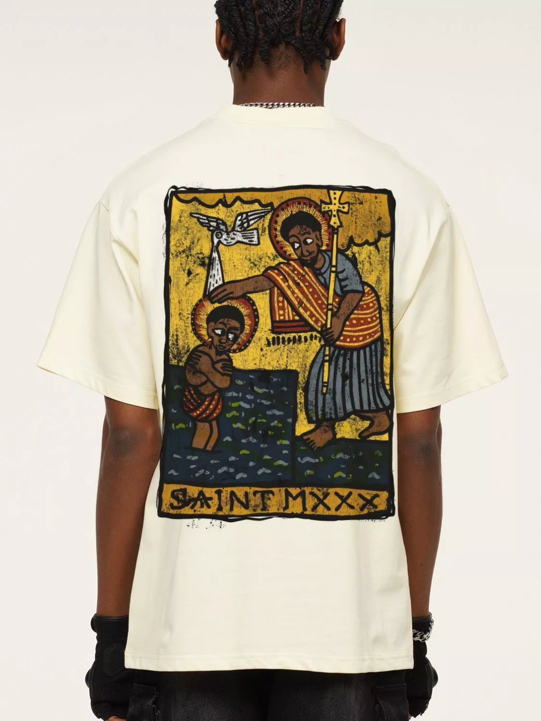 Men's Graphic Round Neck Short Sleeve T-Shirt