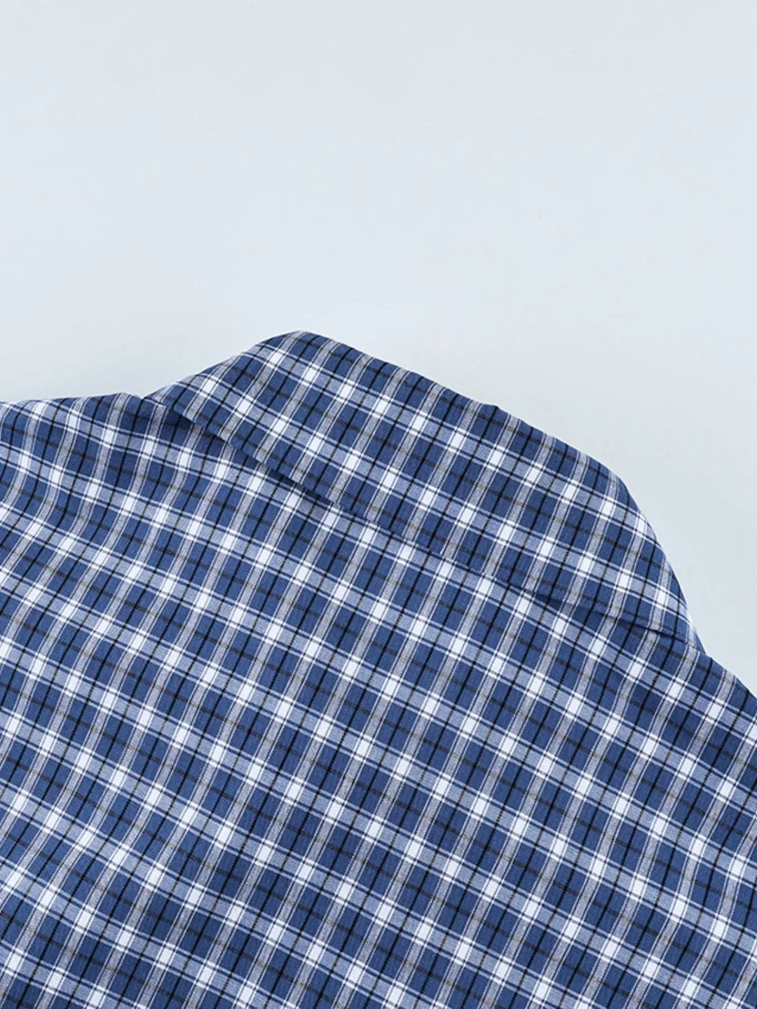 Oversized Plaid Button Up Shirt