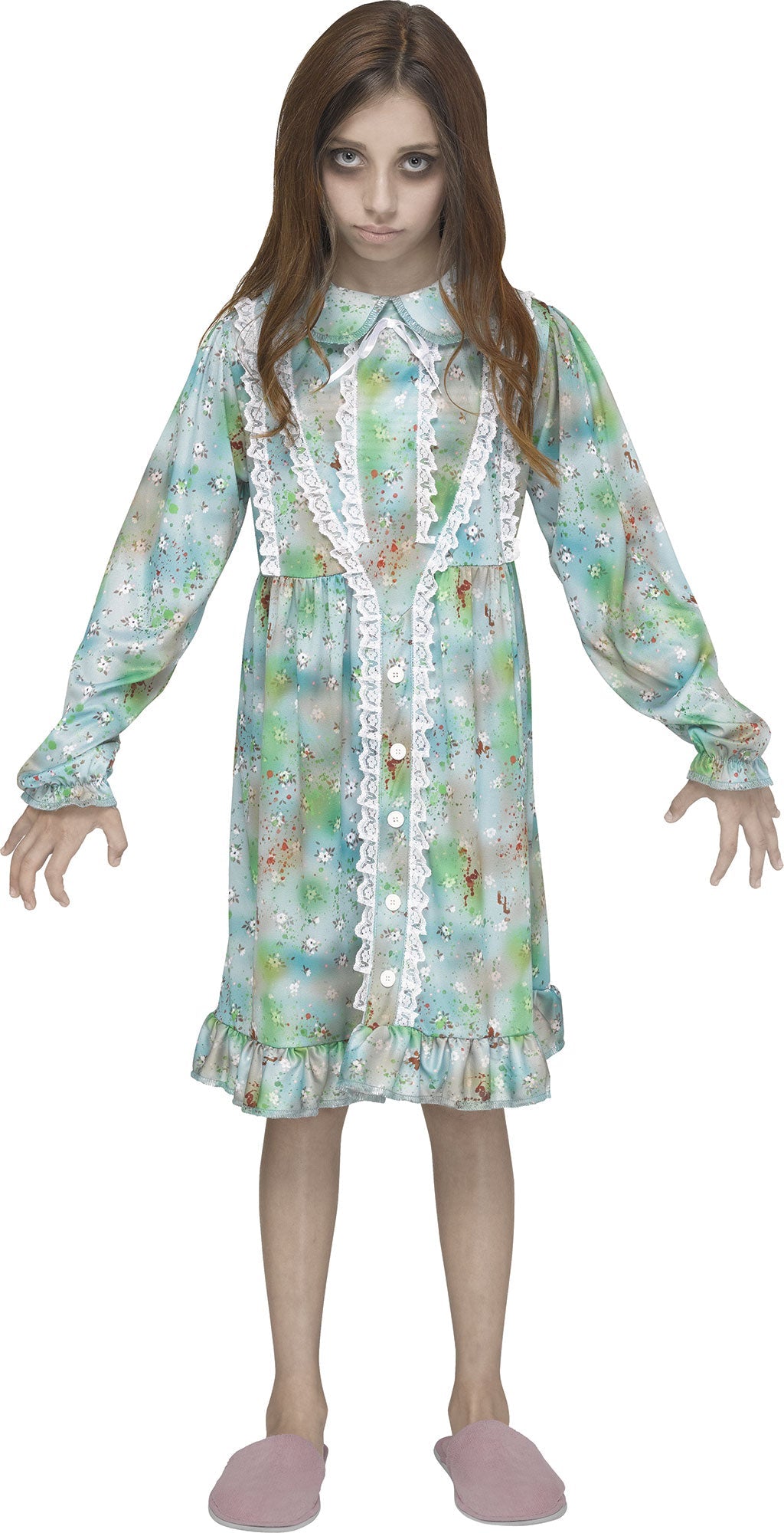 Nightmare Nightgown Horror Dress Child Costume Large 12-14