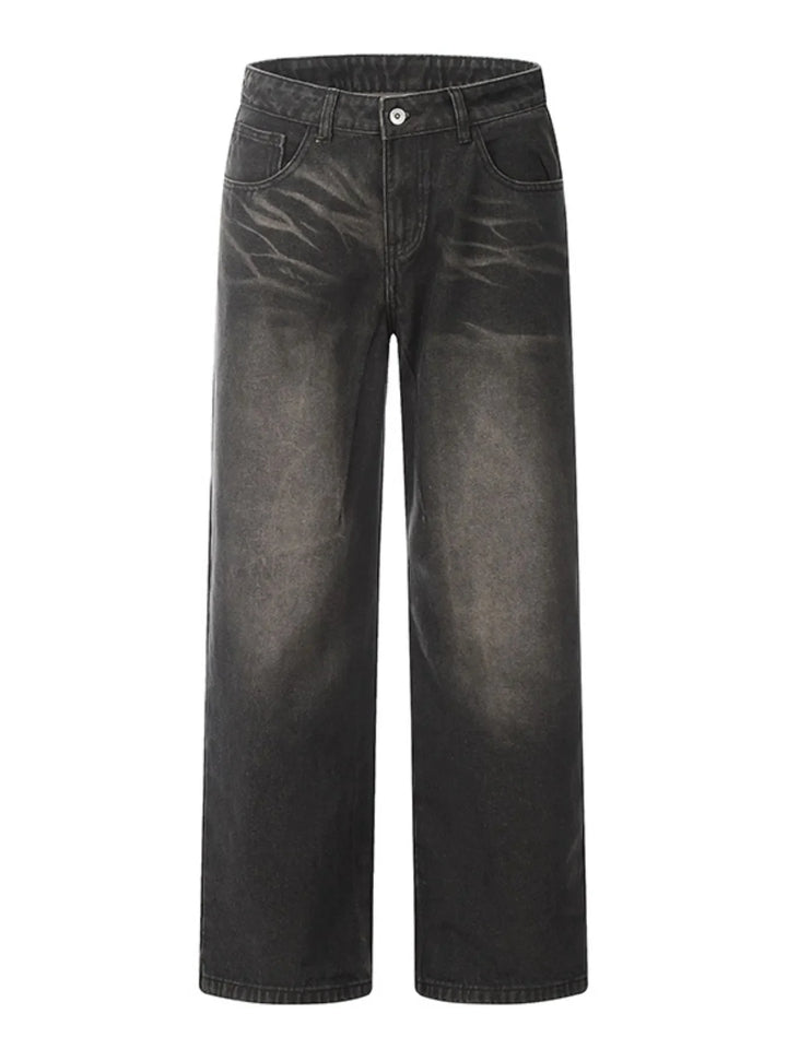 Men's Vintage Wash Loose Fit Jeans