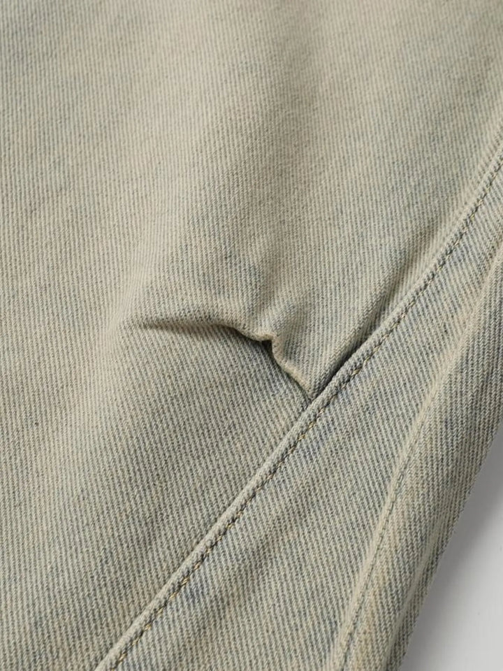 Men's High Waist Wide Leg Jeans