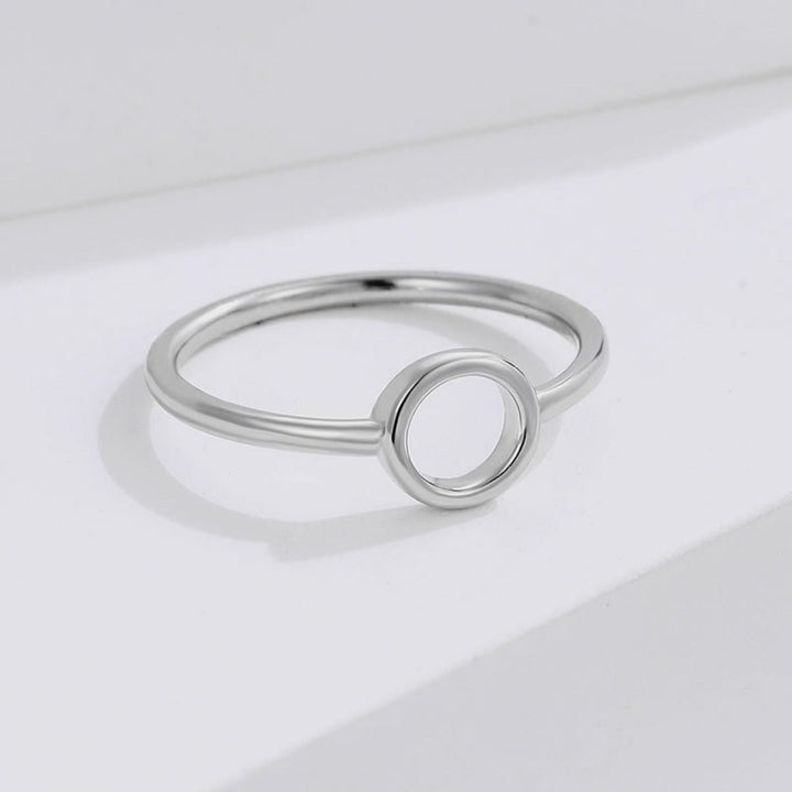 925 Sterling Silver Circle Ring