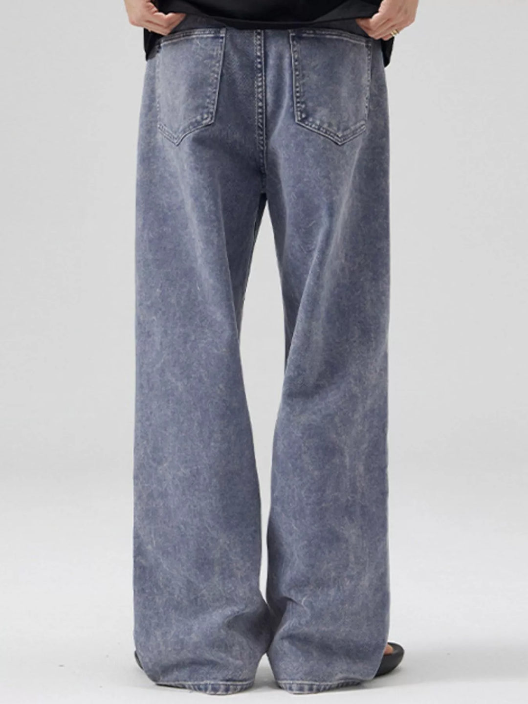 Men's Full Size Wide Leg Jeans Plus Size